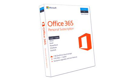Microsoft Office 356 Personal of Top 7 Most Popular PC Software