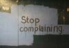 Break the Cycle and Stop Complaining