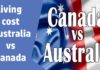 Living Cost Australia VS Canada